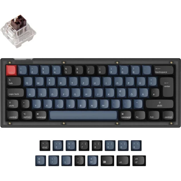 Клавиатура Keychron V4 RGB V4-A3-RU (Keychron K Pro Brown)